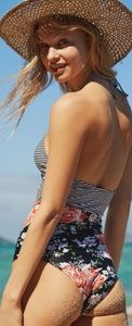 Cupshe Secret Fragrance Print One-Piece Swimsuit